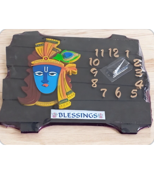 krishna wall clock